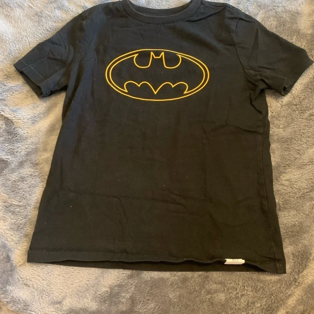 GAP Kids Black T-Shirt with DC Logo